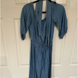 Blue Denim Jumpsuit